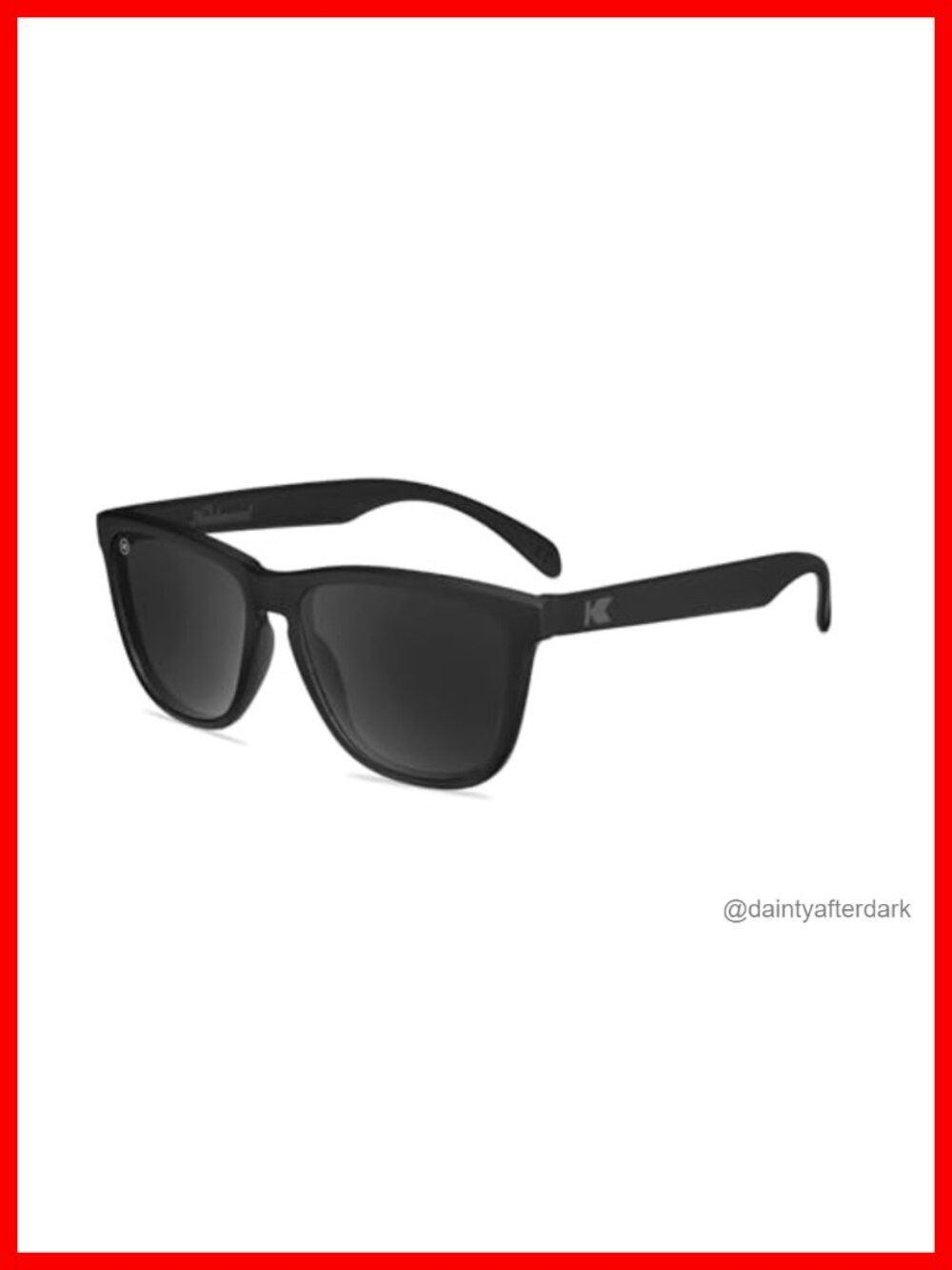 Knockaround Polarized UV400 Square Sunglasses Full Frame Wrap Around